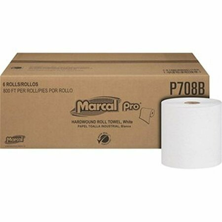 MARCAL White Hard Wound Towel MRCP708B